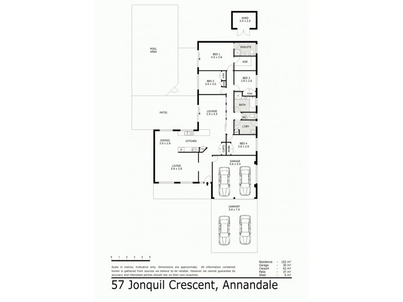 57 Jonquil Crescent, Annandale QLD 4814 Floorplan