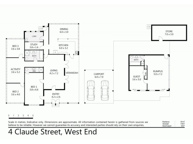 4 Claude Street, West End QLD 4810 Floorplan