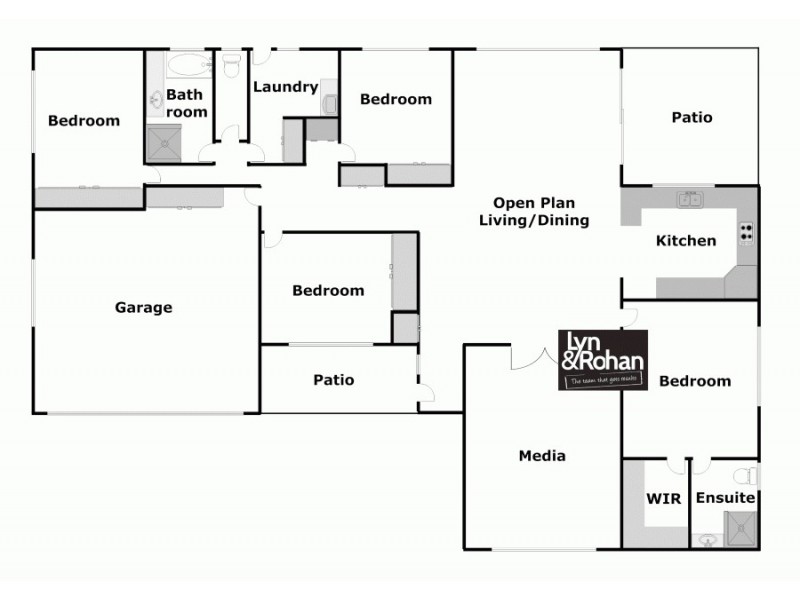 11 Lyrebird Lane, Bohle Plains QLD 4817 Floorplan