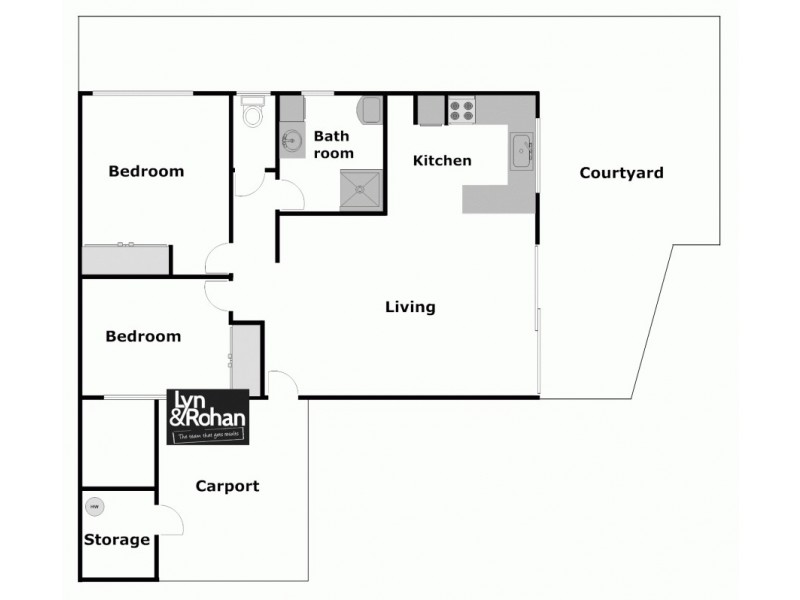 2/54 Ahearne Street, Hermit Park QLD 4812 Floorplan