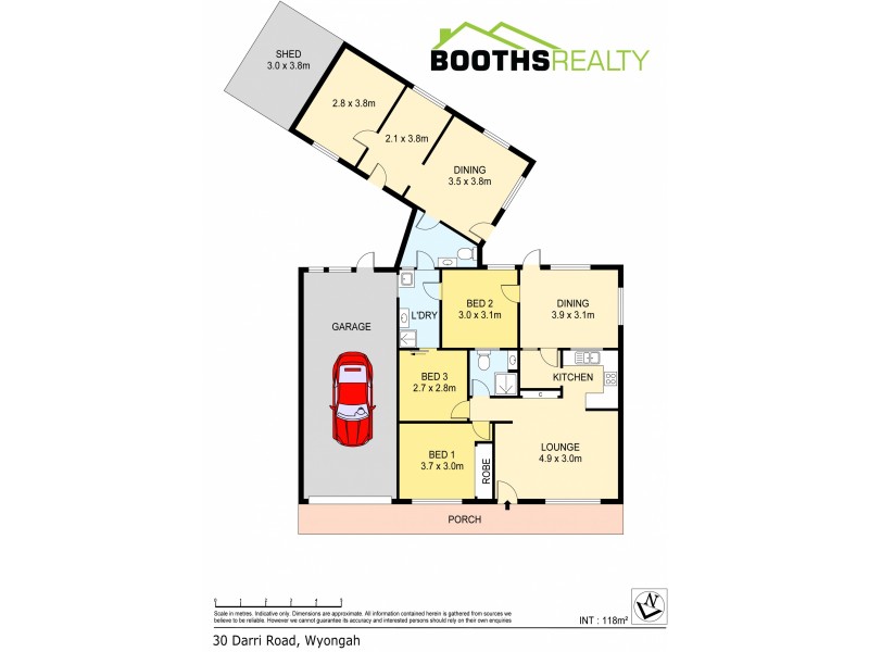 30 Darri Road, Wyongah NSW 2259 Floorplan