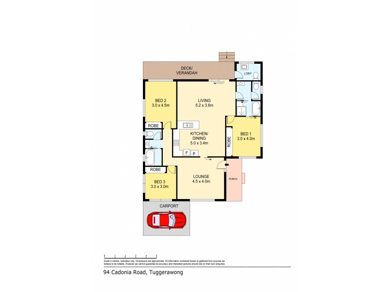 94 Cadonia Road, Tuggerawong NSW 2259 Floorplan