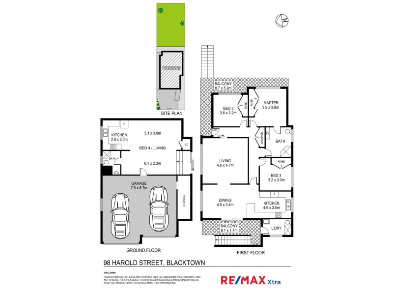 98 Harold Street, Blacktown NSW 2148 Floorplan