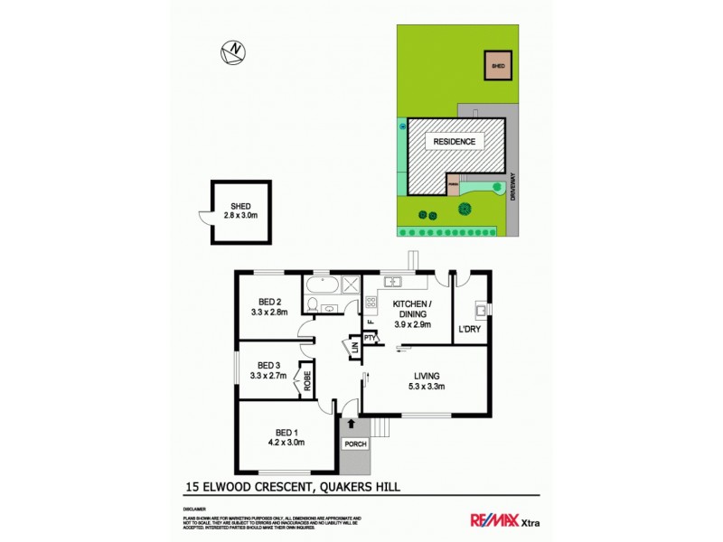 15 Elwood Crescent, Quakers Hill NSW 2763 Floorplan