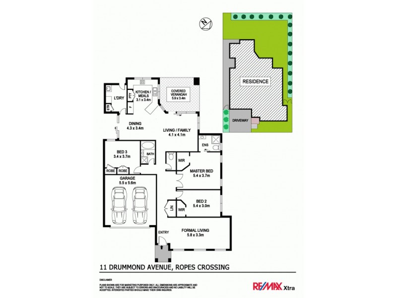 11 Drummond Avenue, Ropes Crossing NSW 2760 Floorplan