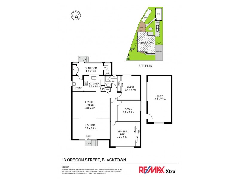 13 Oregon Street, Blacktown NSW 2148 Floorplan