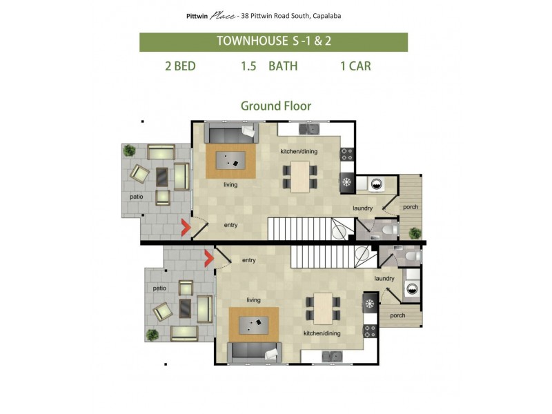 2/38 Pittwin Road, Capalaba QLD 4157 Floorplan