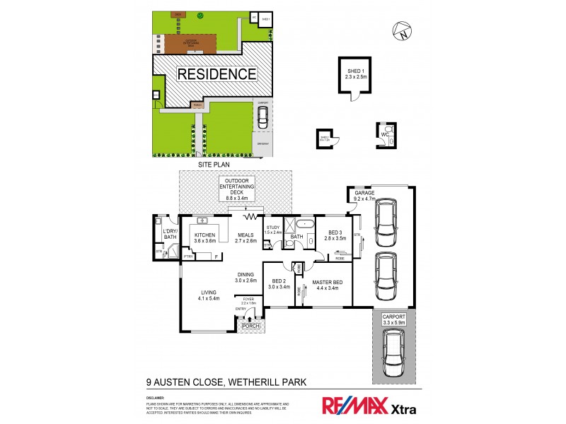 9 Austen Close, Wetherill Park NSW 2164 Floorplan