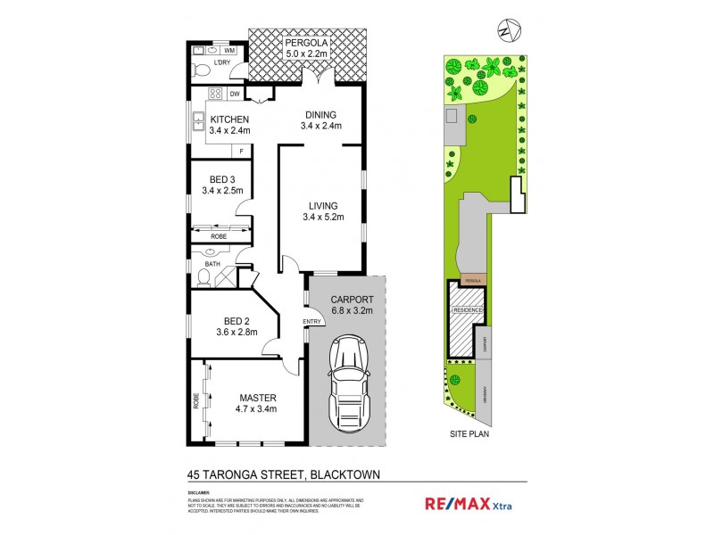 45 Taronga Street, Blacktown NSW 2148 Floorplan