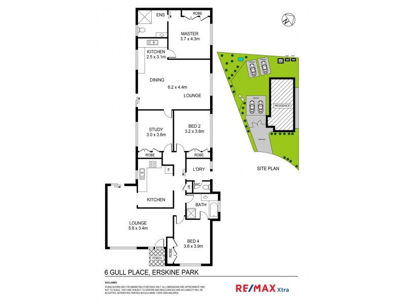 6 Gull Place, Erskine Park NSW 2759 Floorplan
