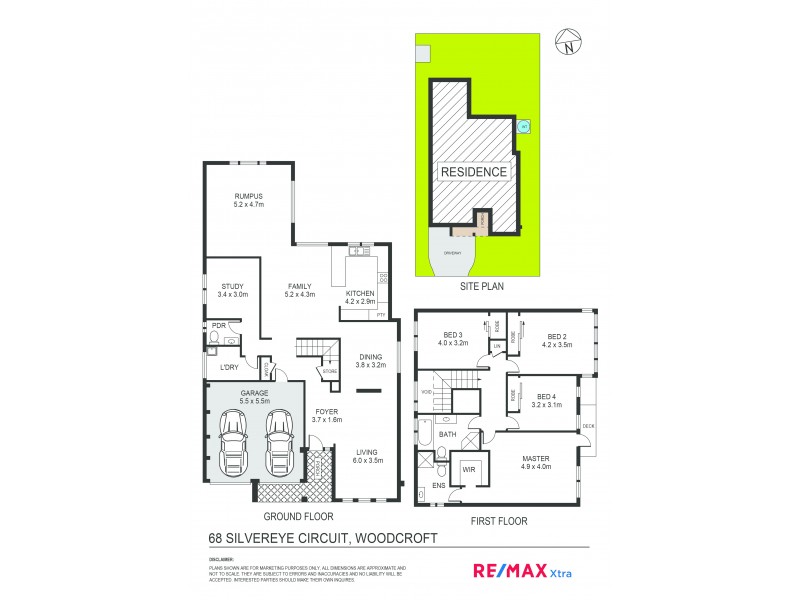 68 Silvereye Circuit, Woodcroft NSW 2767 Floorplan