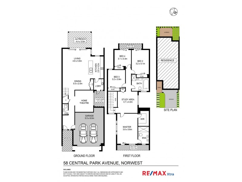 58 Central Park Avenue, Norwest, Bella Vista NSW 2153 Floorplan