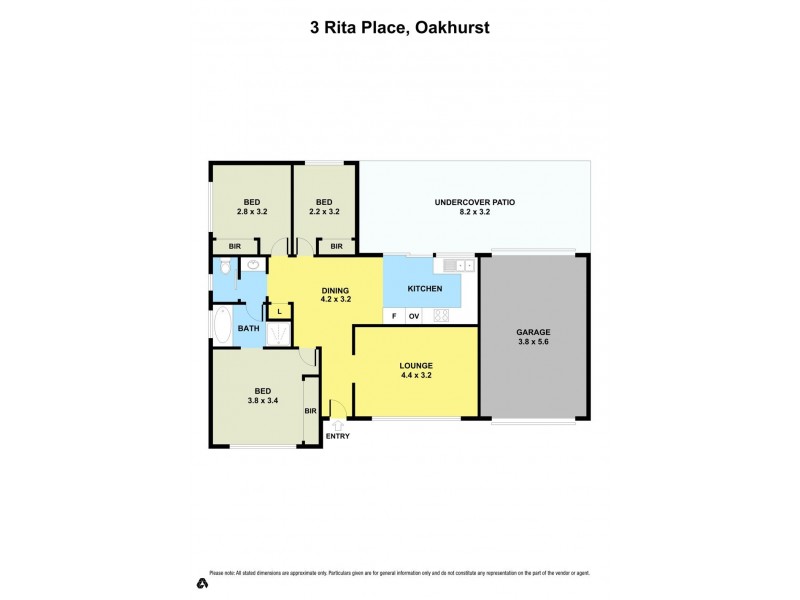 3 Rita Place, Oakhurst NSW 2761 Floorplan