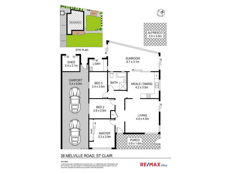 38 Melville Road, St Clair NSW 2759 Floorplan