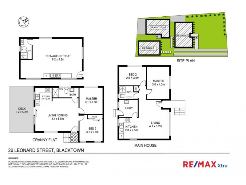 26 & 26a Leonard Street, Blacktown NSW 2148 Floorplan