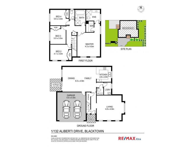 1/132 Aliberti Drive, Blacktown NSW 2148 Floorplan