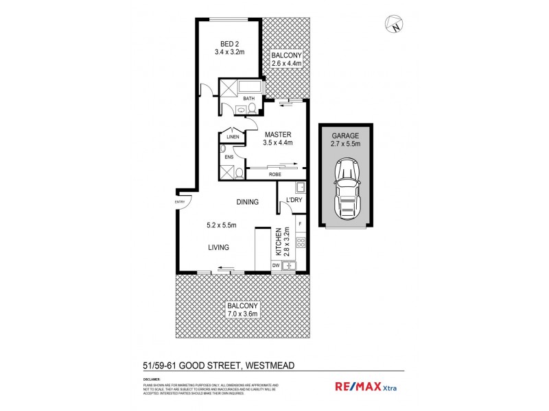 51/59-61 Good Street, Westmead NSW 2145 Floorplan