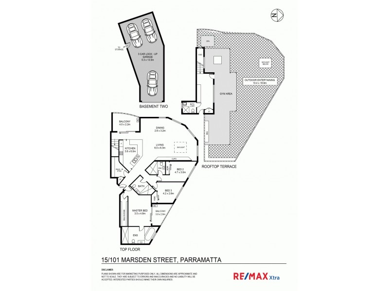 15/101 Marsden Street, Parramatta NSW 2150 Floorplan