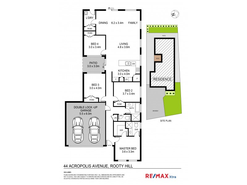 44 Acropolis Ave, Rooty Hill NSW 2766 Floorplan