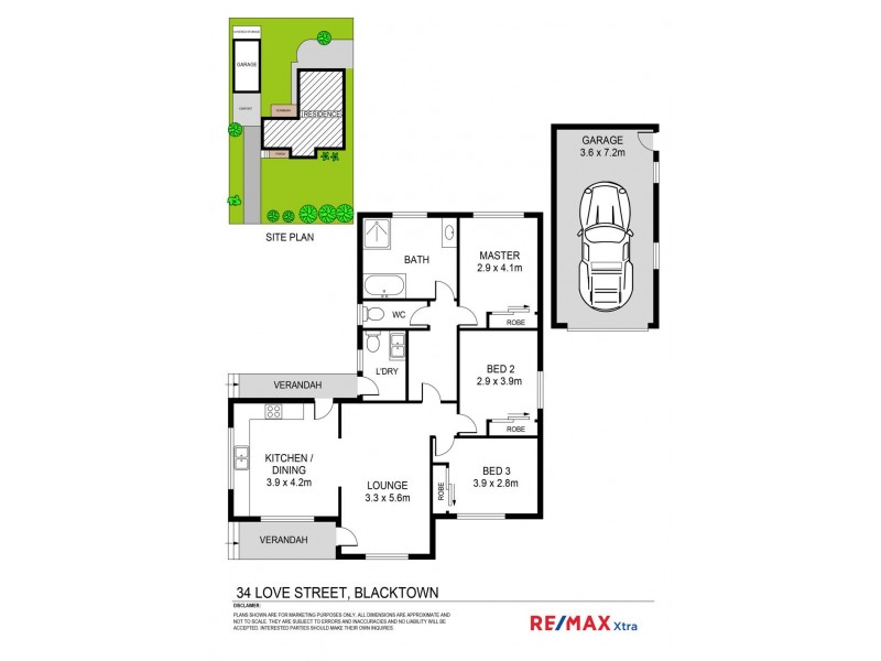 34 Love Street, Blacktown NSW 2148 Floorplan