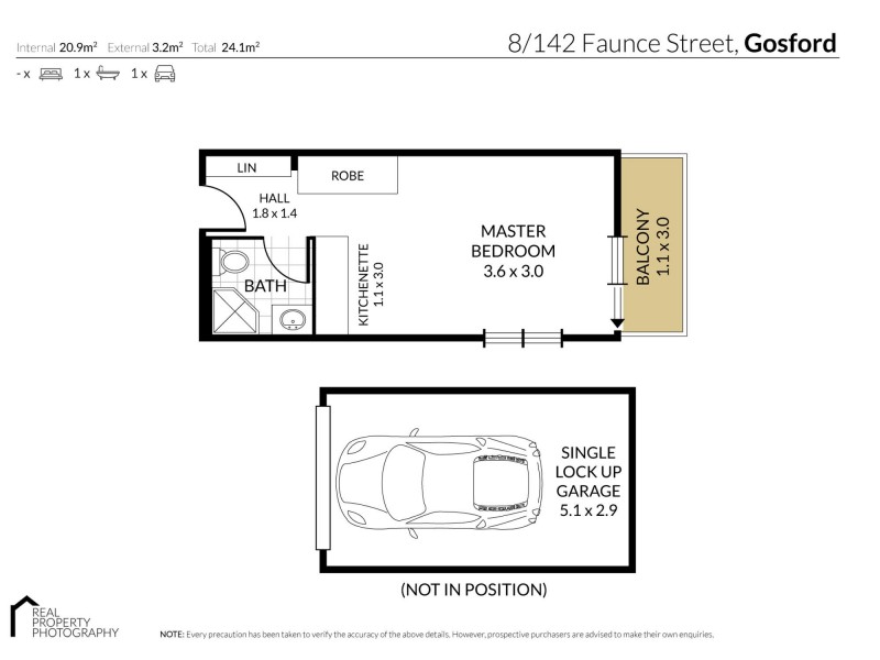 Unit 8/142 Faunce Street, Gosford NSW 2250 Floorplan