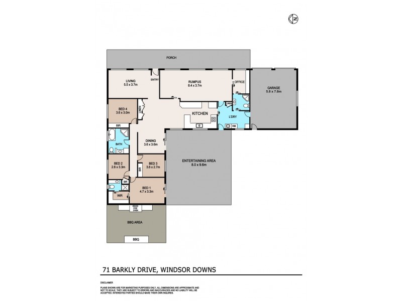 71 Barkly Drive, Windsor Downs NSW 2756 Floorplan
