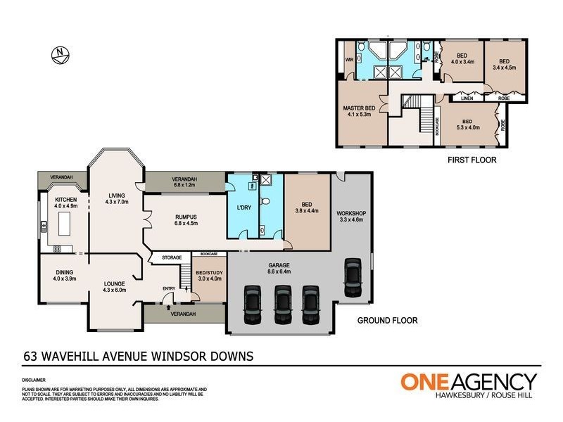 63 Wavehill Avenue, Windsor Downs NSW 2756 Floorplan