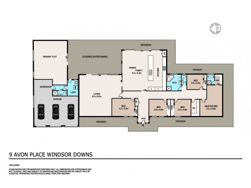 9 Avon Place, Windsor Downs NSW 2756 Floorplan