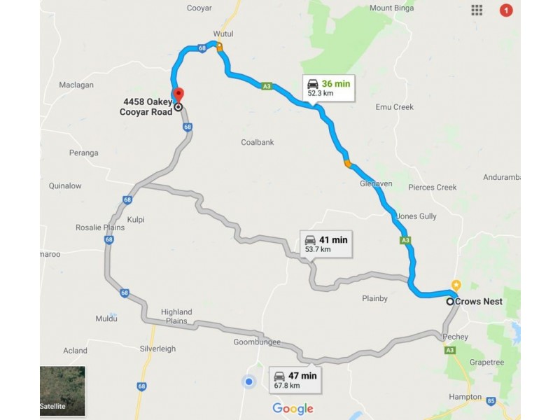 Lot 191 Oakey Cooyar Road, Nutgrove QLD 4352