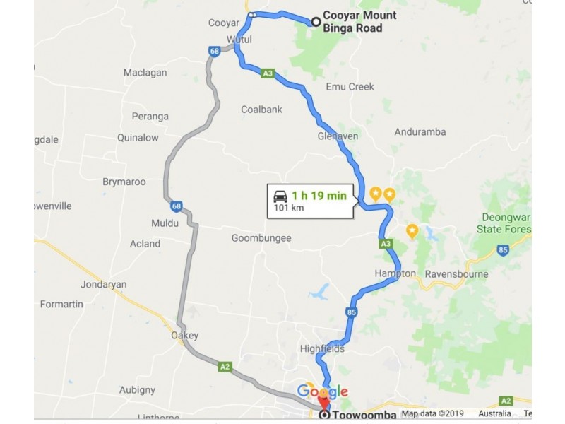 Lot 3 Cooyar Mount Binga Road, Cooyar QLD 4402