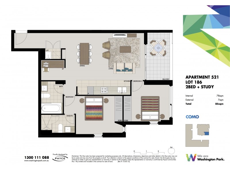 521/7 Washington Avenue, Riverwood NSW 2210 Floorplan