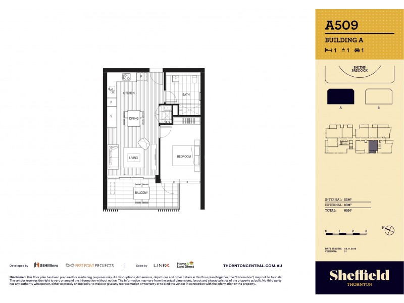 A509/1 Lord Sheffield Circuit, Penrith NSW 2750 Floorplan