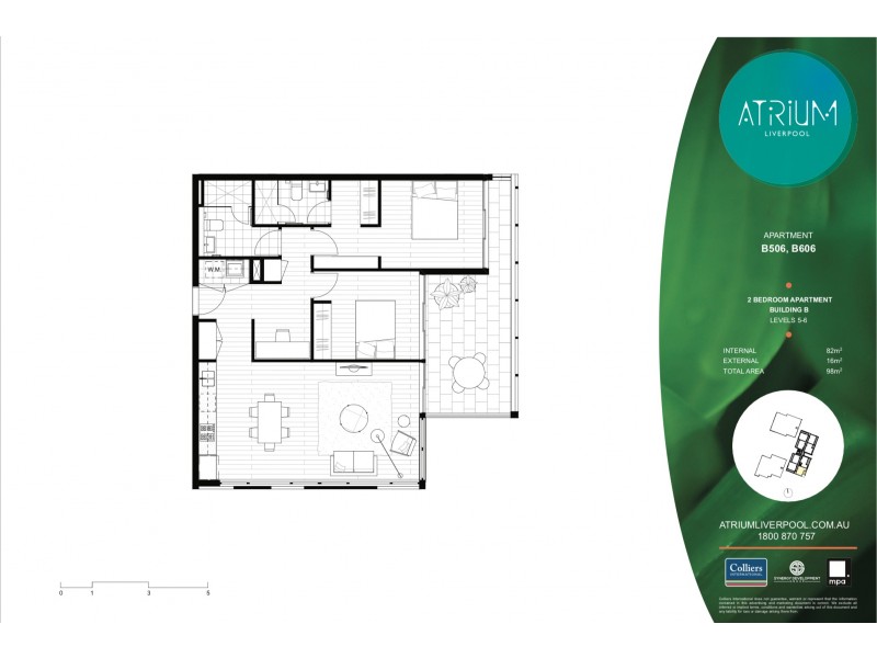 B606/21 Atkinson Street, Liverpool NSW 2170 Floorplan