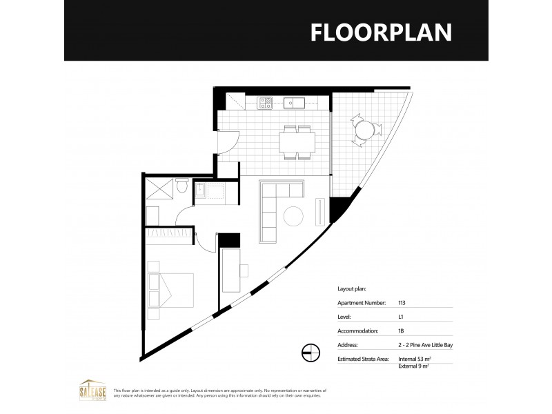 Unit 113/2-8 Pine Avenue, Little Bay NSW 2036 Floorplan