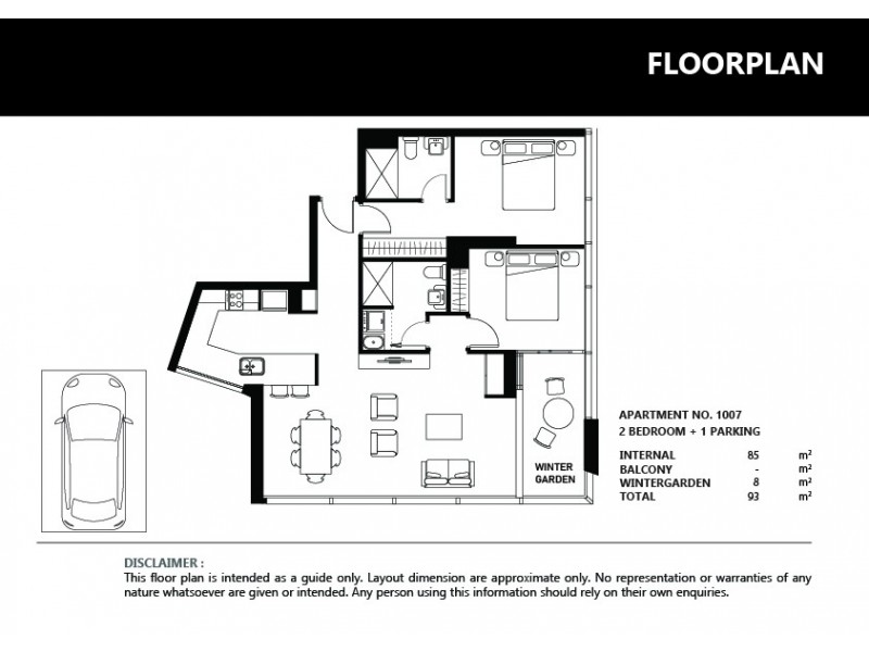1007/69 Albert Avenue, Chatswood NSW 2067 Floorplan