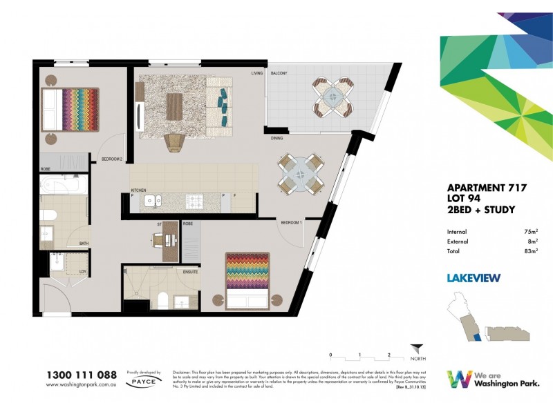 Unit 717/5 Vermont Crescent, Riverwood NSW 2210 Floorplan