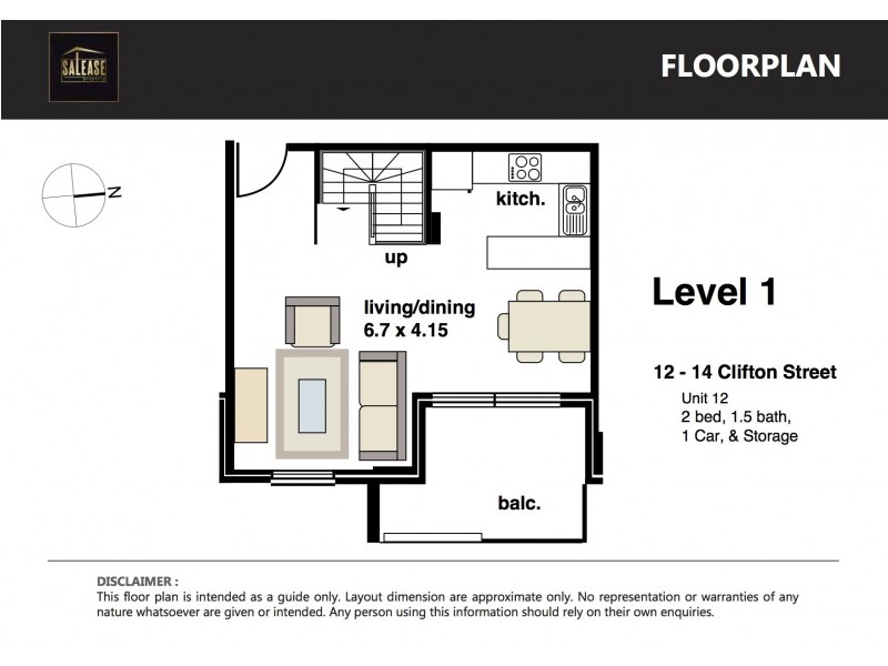 12/12-14 Clifton Street, Blacktown NSW 2148 Floorplan