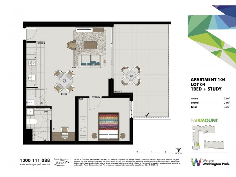 Unit 104/1 Vermont Crescent, Riverwood NSW 2210 Floorplan