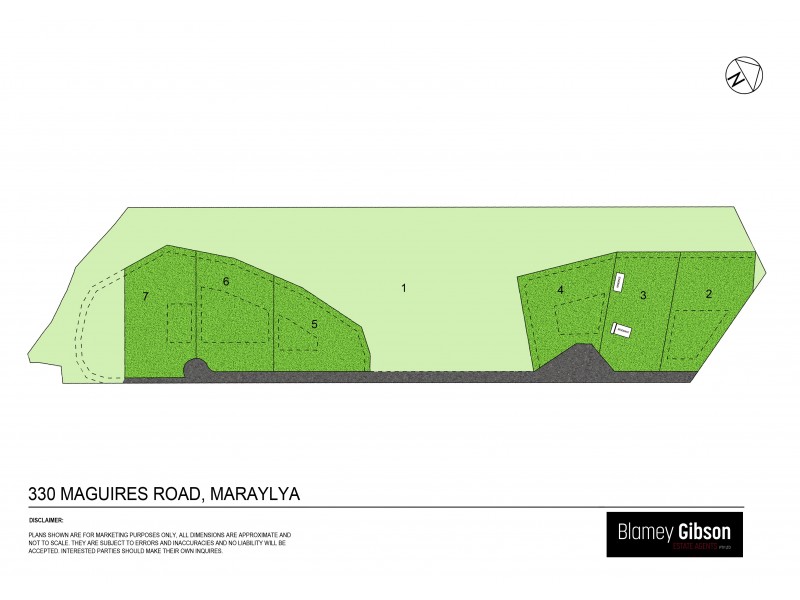 Lots 2-7, 330 Maguires Road, Maraylya NSW 2765 Floorplan