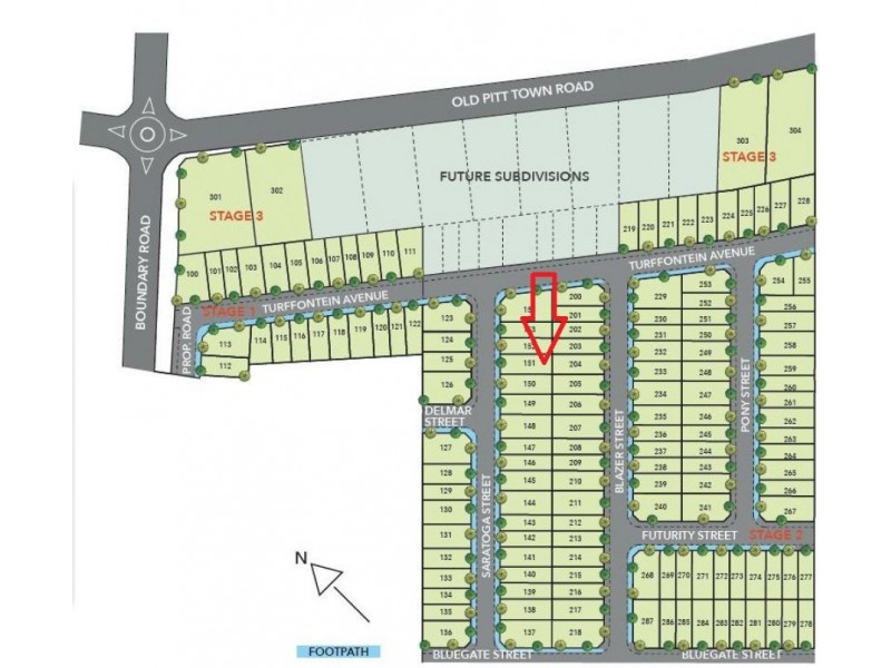 Lot 151 Saratoga Street, Box Hill NSW 2765