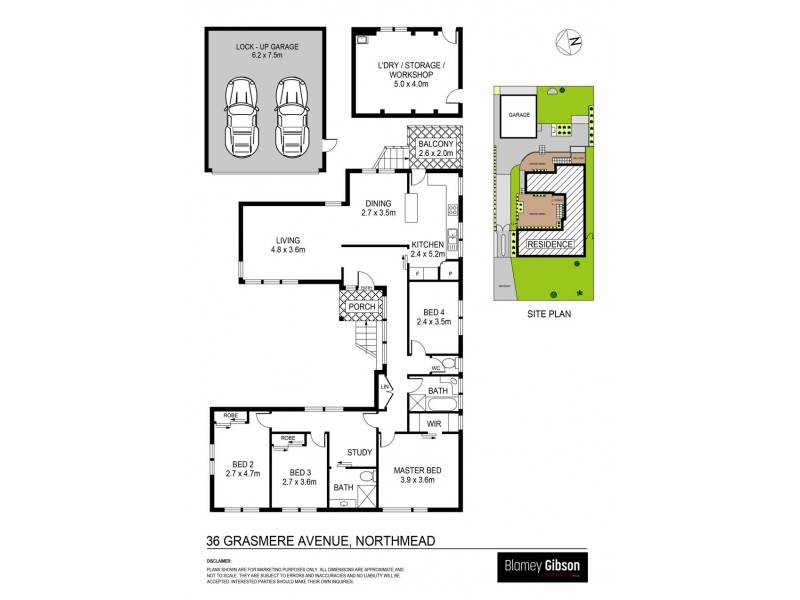36 Grasmere Avenue, Northmead NSW 2152 Floorplan