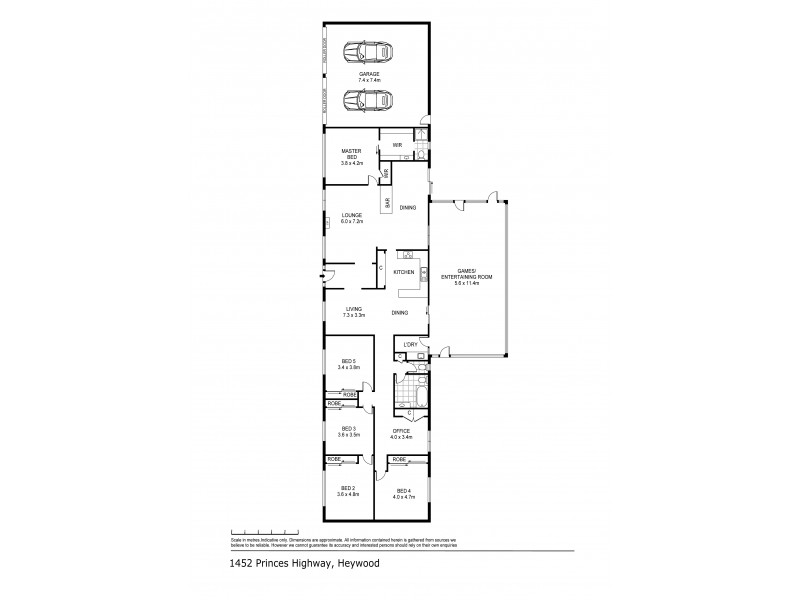 1452 Princes Highway, Portland VIC 3305 Floorplan