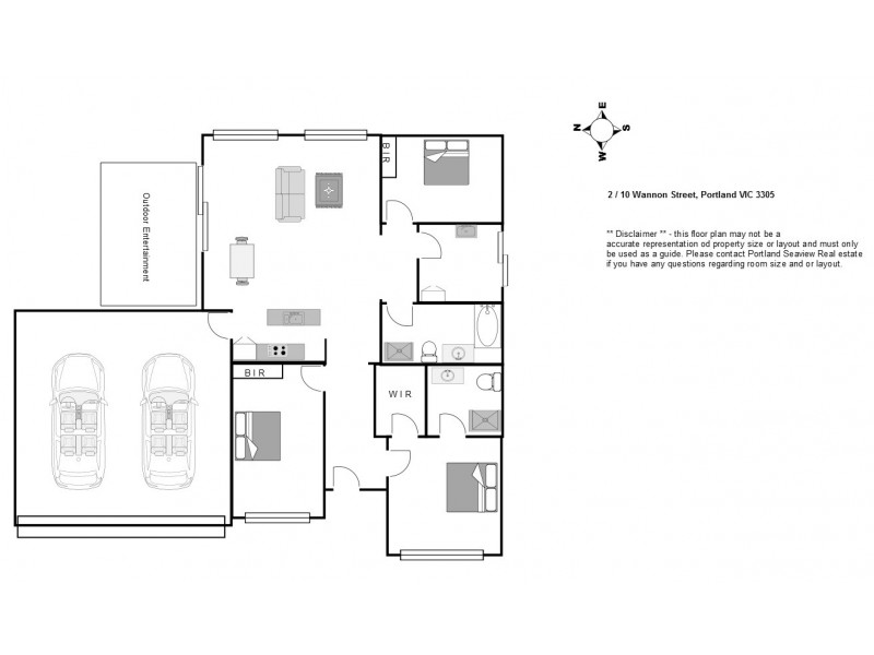 2/10 Wannon Street, Portland VIC 3305 Floorplan