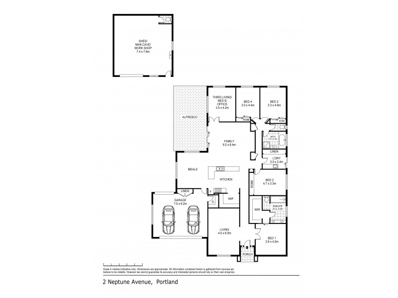 2 Neptune Avenue South, Portland VIC 3305 Floorplan