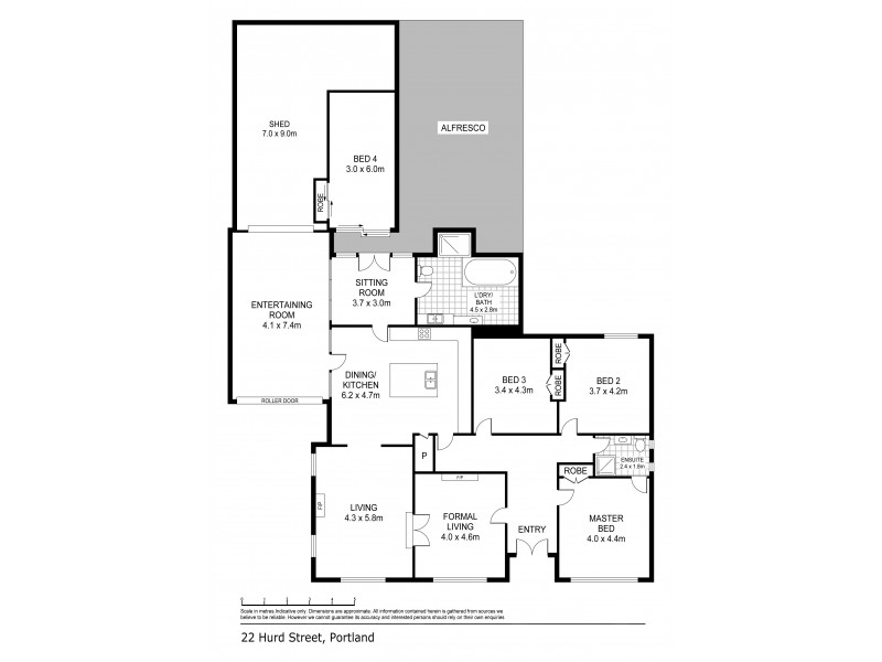 22 Hurd Street, Portland VIC 3305 Floorplan
