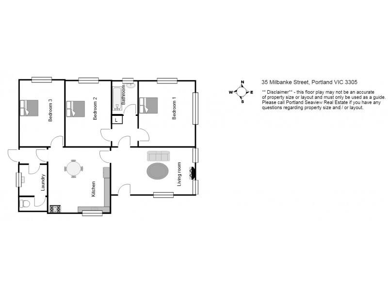 35 Milbanke Street, Portland VIC 3305 Floorplan