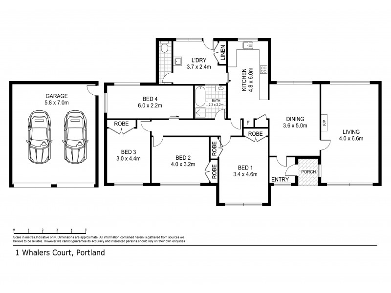 1 Whaler Court, Portland VIC 3305 Floorplan