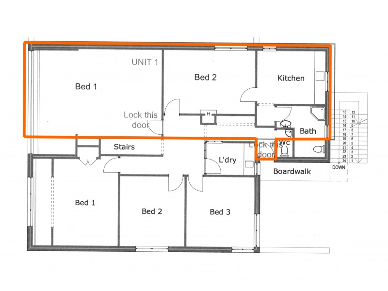 2/32  Percy Street, Portland VIC 3305 Floorplan