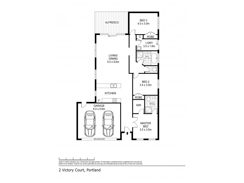 2 Victory Court, Portland VIC 3305 Floorplan