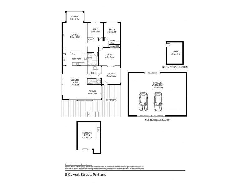 8 Calvert Street, Portland VIC 3305 Floorplan